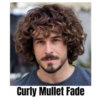 Curly Mullet Fade