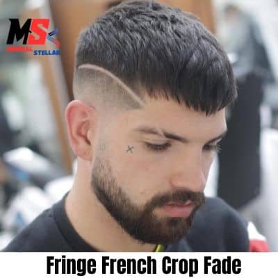 Fringe French Crop Fade