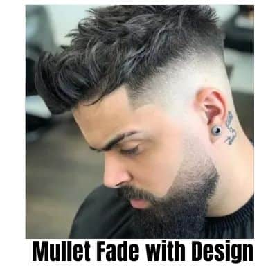 Mullet Fade with Design