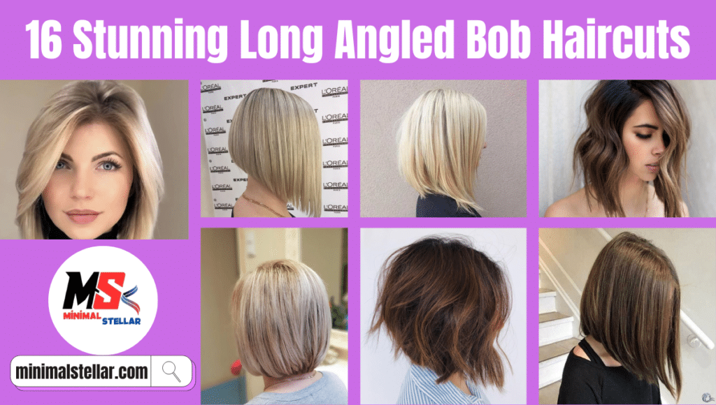 long angled bob