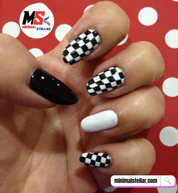 Checkerboard Nails: Game On