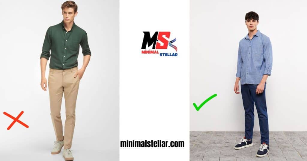 DON'T: Khaki chinos DO: Cotton dress pants