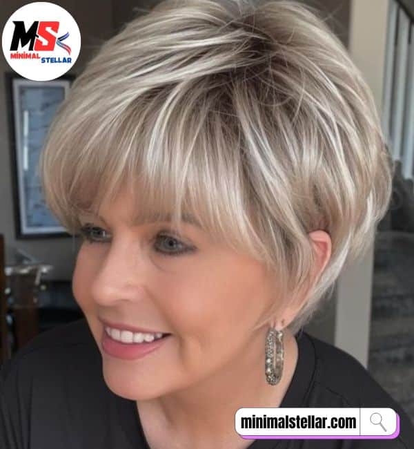 short haircuts for older women