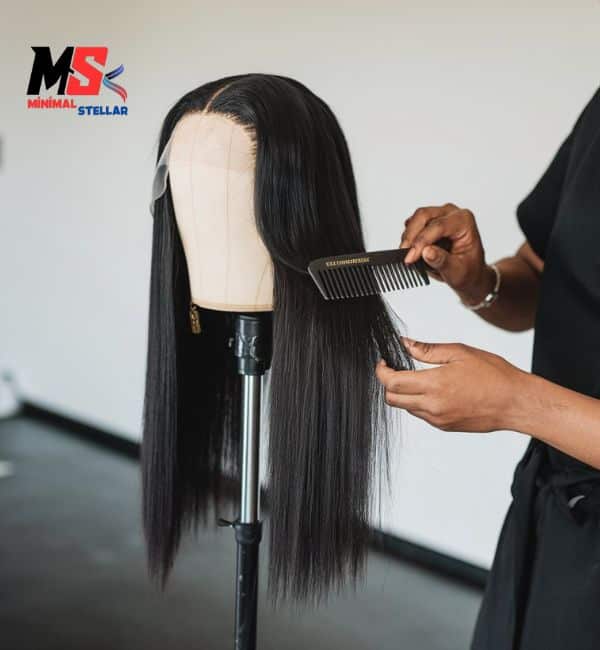 how to maintain a glueless straight human hair wig