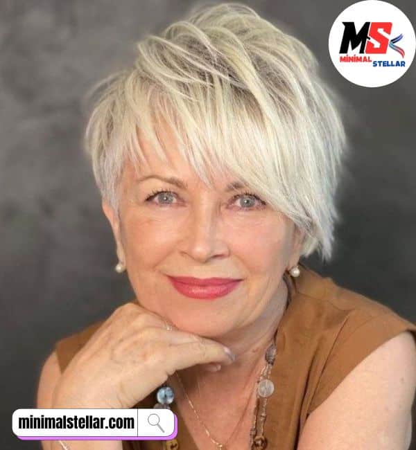 short haircuts for older women