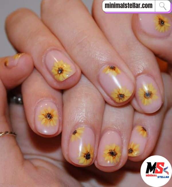 Sunflowers: Sunshine on Your Nails