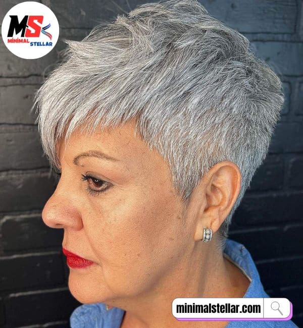 short haircuts for older women