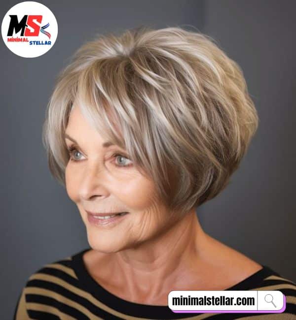 short haircuts for older women