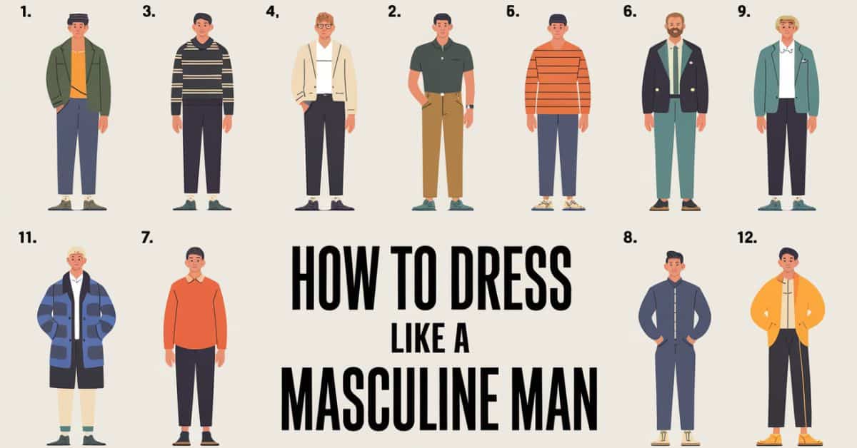 dress masculine man